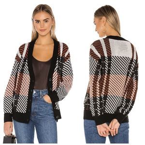 NWT Sanctuary Plaid you made it Carnelian Cardi